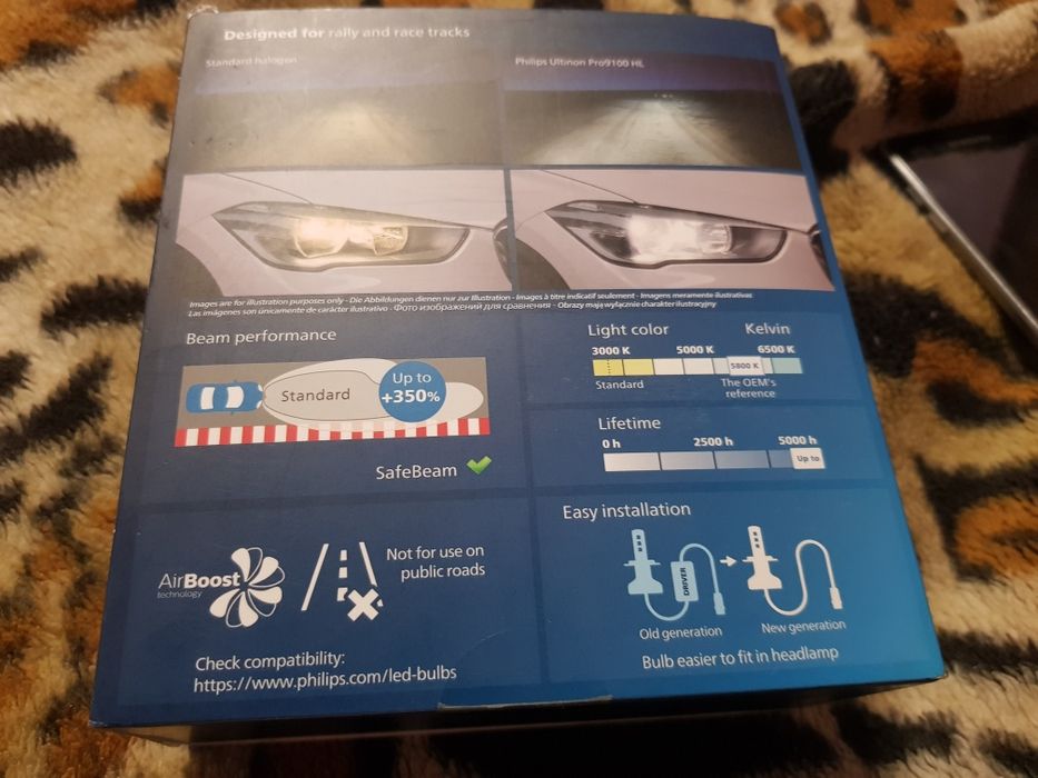 Типовий лед від філіпс з гарантією на п'ять років