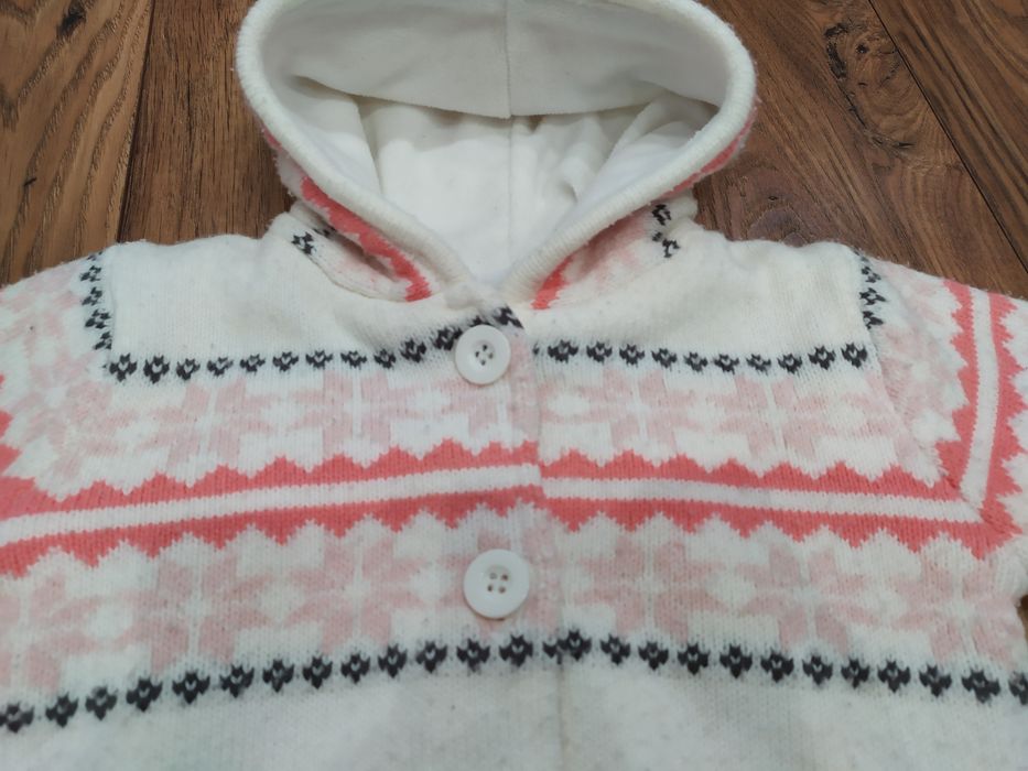 Bluza dziewczęca 80 baby club polar sweter ciepła