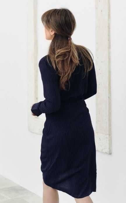 Sukienka midi w paski 36/S