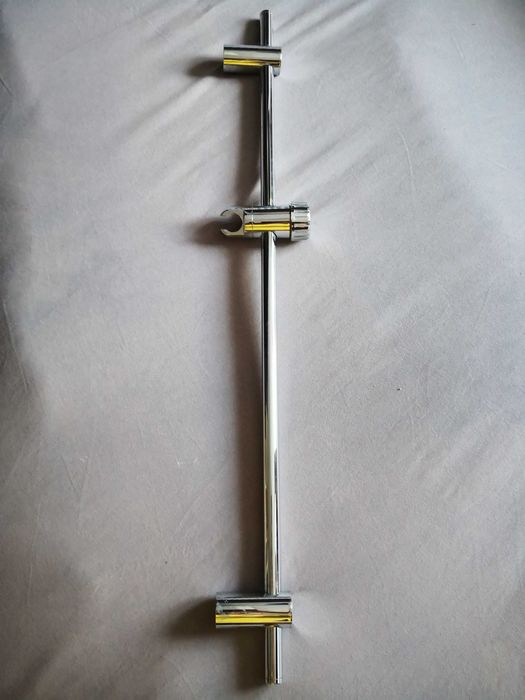 DRĄŻEK na słuchawkę PRYSZNICOWĄ ścienny dł. 80 cm CHROM