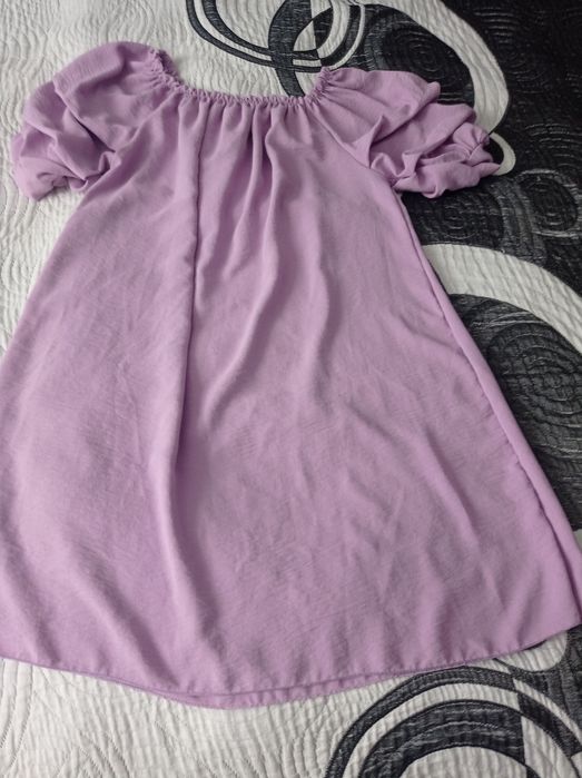Liljowa sukienka hiszpanka