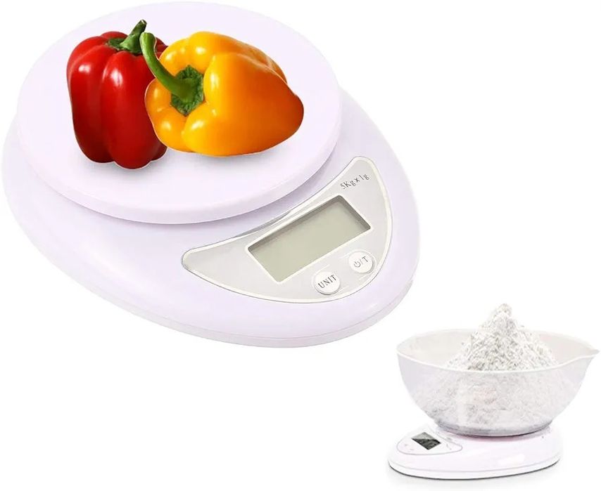 Balança para Cozinha (etc) 5kg (1g) - NOVA, na caixa