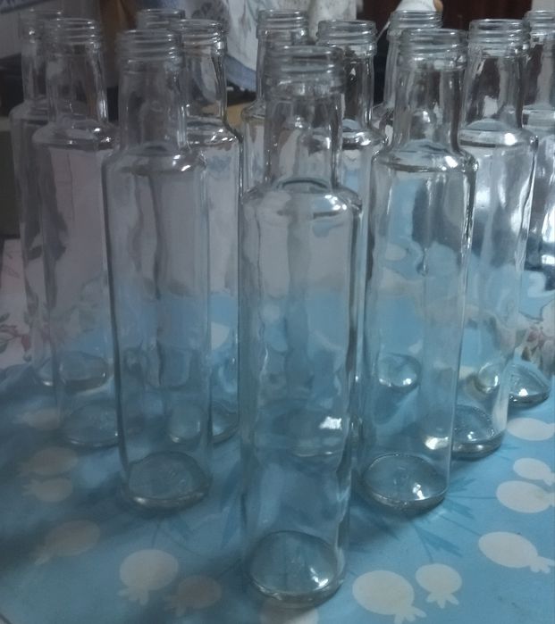 Conjunto de 12 garrafas 250 ml, para licor, vinagre aromático, piripir