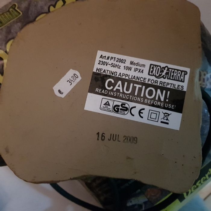 Substrato / areia/lampada aquecimento/ pedra aquecimento