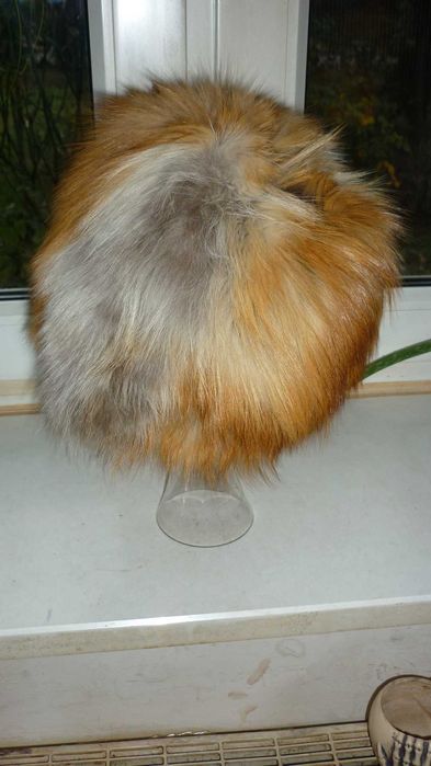 Canadian Hat--Czapka futrzana- lis rudy