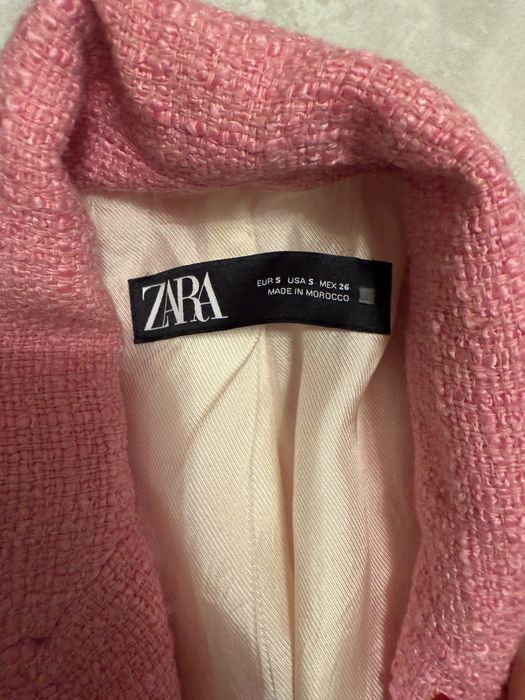 Твидовый пиджак зара С