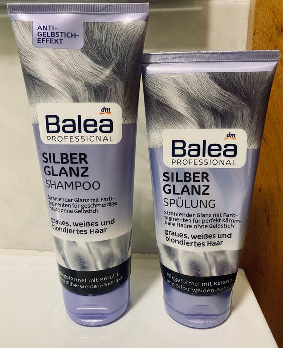 Champô e condicionador roxo novo / Silver Shine Shampoo & Conditioner