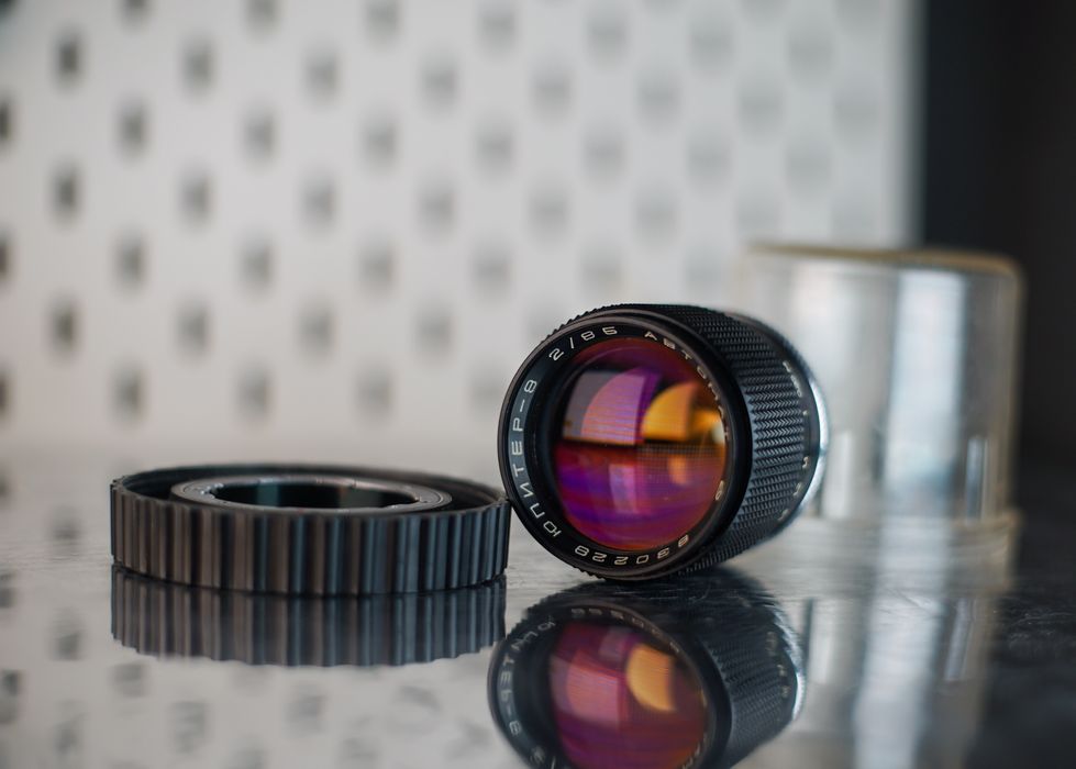 Obiektyw Jupiter 9 automat 85 2.0 adapter sony e fe