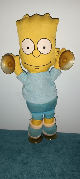 Raro boneco original The Simpsons de 1990 com 30 cm