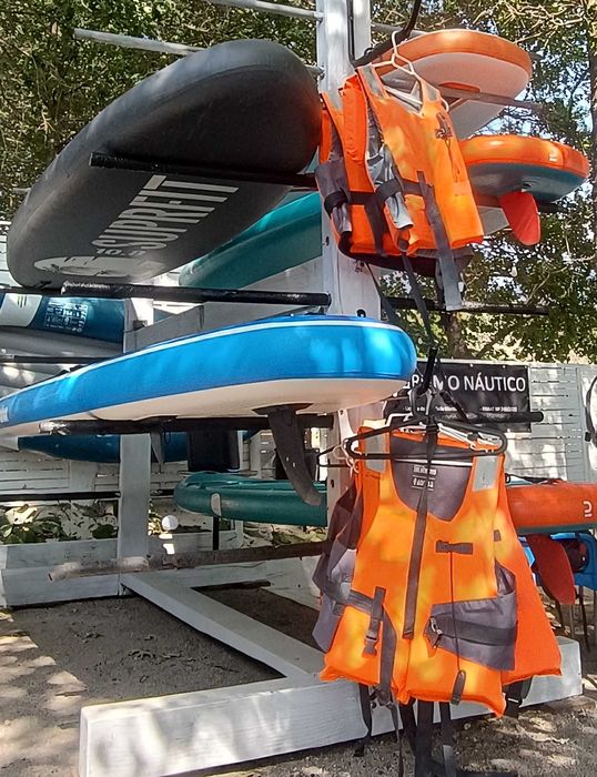 Colete Salva-vida de espuma 100N LJ100n EASY laranja/cinza