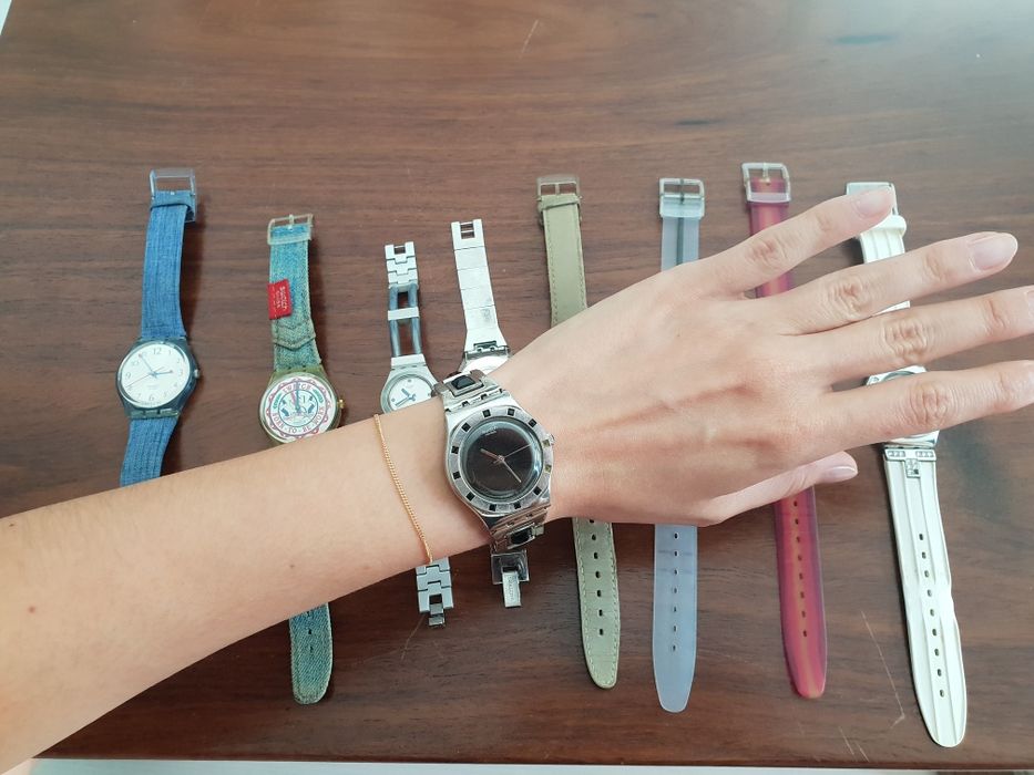 9 relógios Swatch