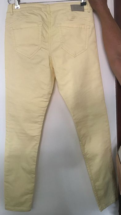 Calças Amarelo Claro Nº 40