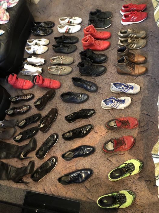 Лот Обуви брендовой мужской спортивная