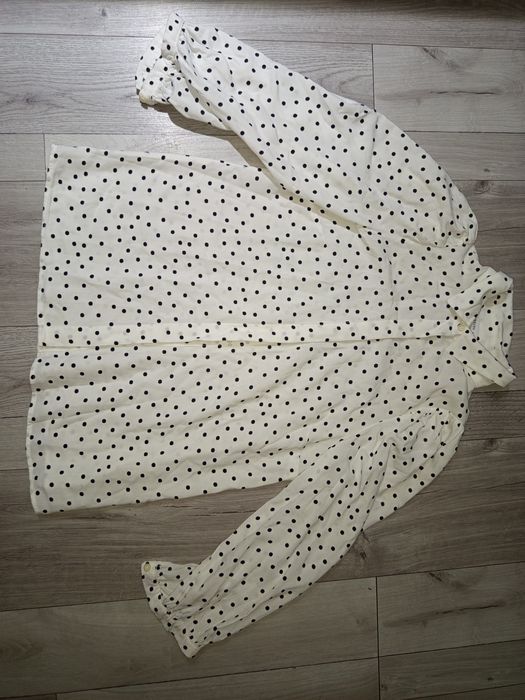 Nowa koszula damska biała w kropki Reserved 34