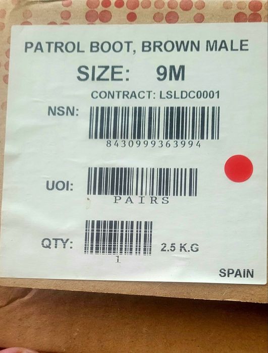 Берцы Испания Новые