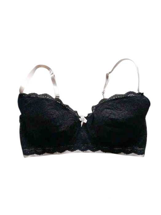 Czarny koronkowy stanik biustonosz Elle Macpherson 75D bielizna damska