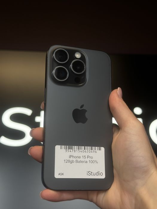 RATY 0% iPhone 15 Pro 128GB BATERIA 100% GWARANCJA 12 miesiecy!!!
