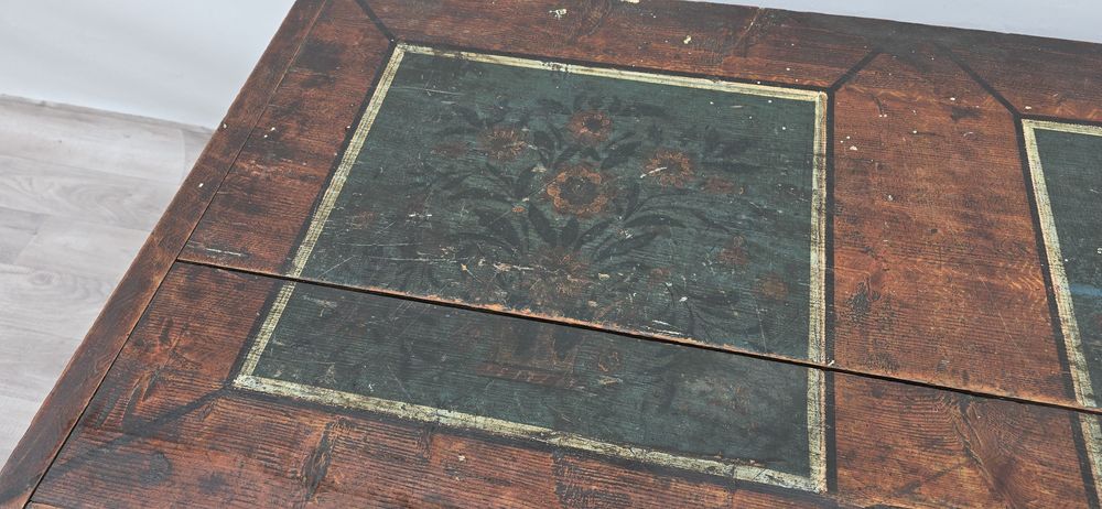 Skrzynia barokowa ręcznie malowana