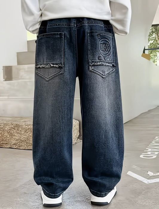 Модні  широкі джинси багі baggy широкие джинсы 
На зріст 150 - 168 
Та