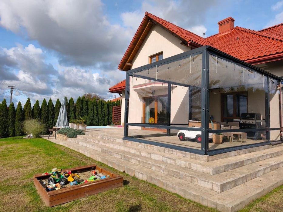 Plandeki na altany tarasy ogródki piwne