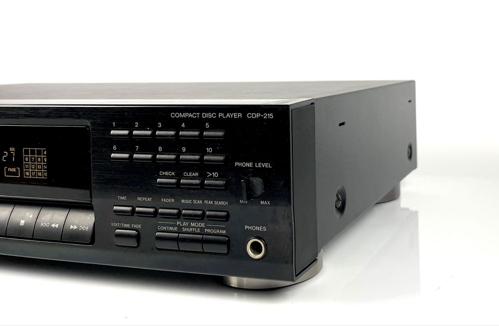 SONY CDP-215 Odtwarzacz CD Player Audio HiFi, Lata Produkcji 1994-1995