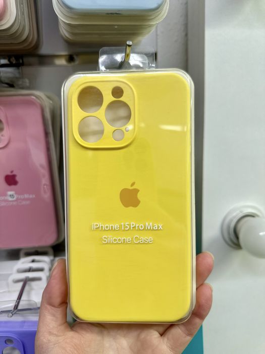 Силіконовий чохол на айфон 15 про макс, чехол чохол iPhone 15 pro max