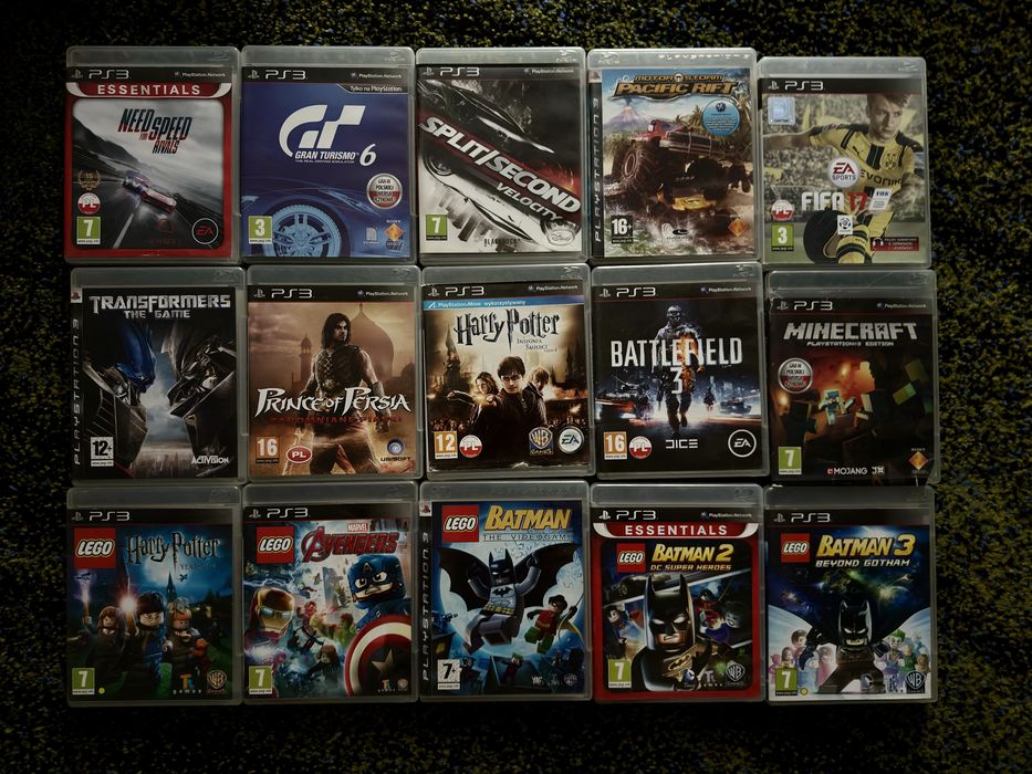 Konsola Sony Playstation 3 | 2x Dualshock 2x kontroler Move, dużo gier