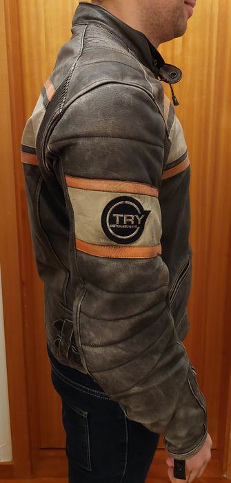 Casaco Motard em pele