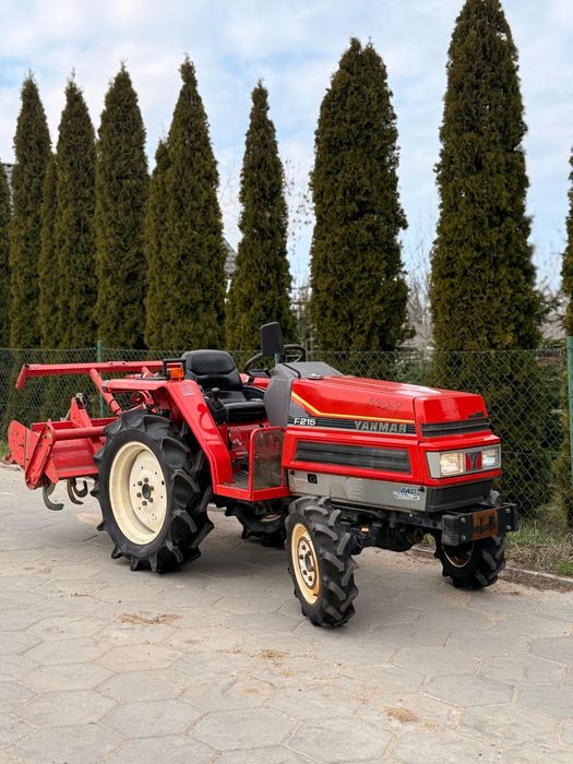 Traktorek YANMAR f215,  glebogryzarka ladowacz (iseki kubota mitsubish