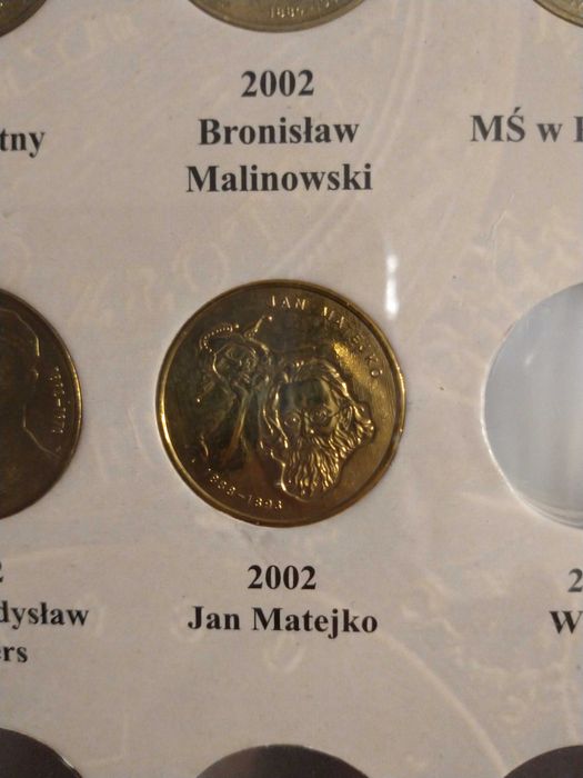 Moneta 2zł Jan Matejko 2002 rok