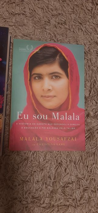Livros (Harry Potter, Punk 57, Eu sou Malala)