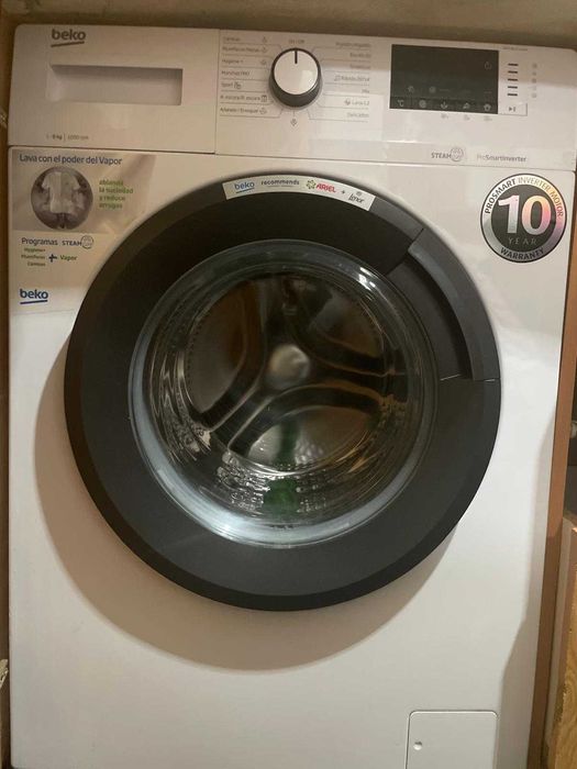 Máquina de lavar roupa 8kg com 2 anos de garantia