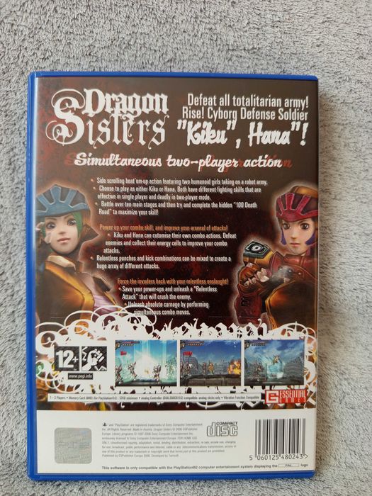 Dragon Sisters PS2 PlayStation 2 2xA