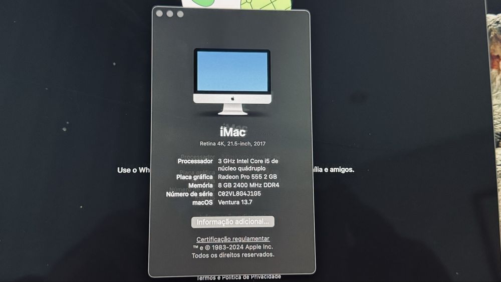 Imaq 4k 21,5 de 2017