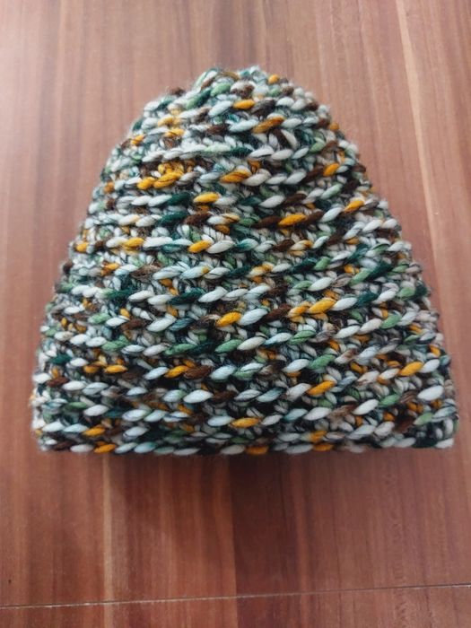 Czapka zimowa - szydełko, rękodzieło