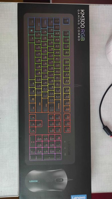 Комплект Lenovo Legion KM300 RGB Gaming Combo клавіатура та миша