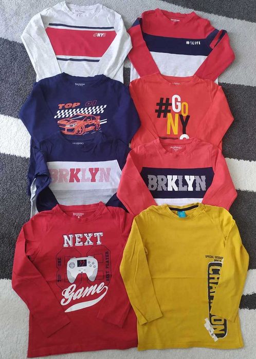 Koszulki chłopięce r.122/128 ~ Kraków