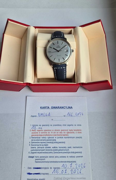Omega De Ville - Automatic - Oryginał 36mm - Po Serwisie - Gwarancja !