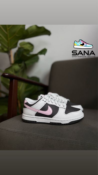 Кроссовки жіночі Nike Dunk Low Black/Grey (IB8510-100)