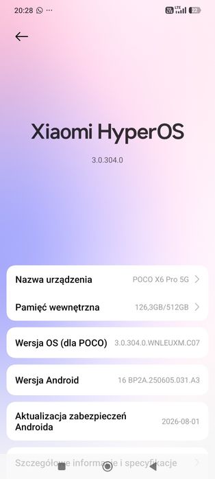 Smartfon POCO X6 pro 5g