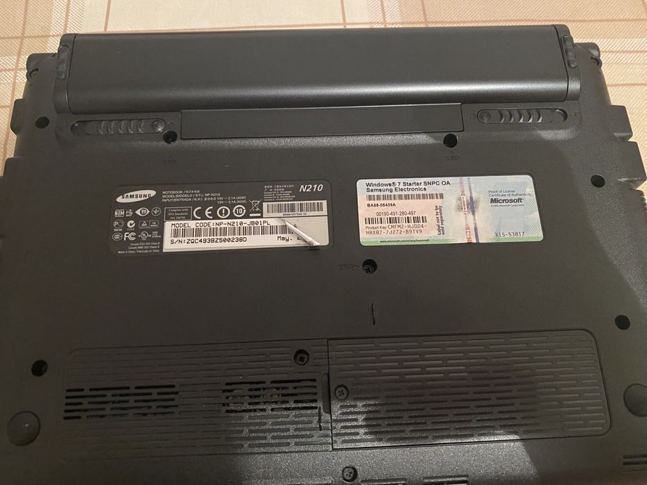 Laptop Samsung Np-N210