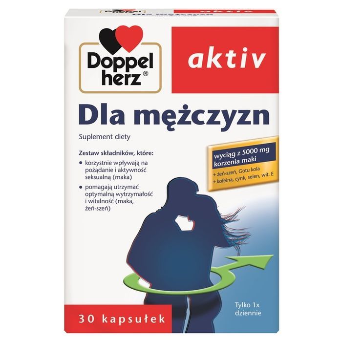 Doppelherz Aktiv dla mężczyzn , 30 kapsułek