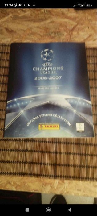 Cadernetas Champions League(ler descrição)