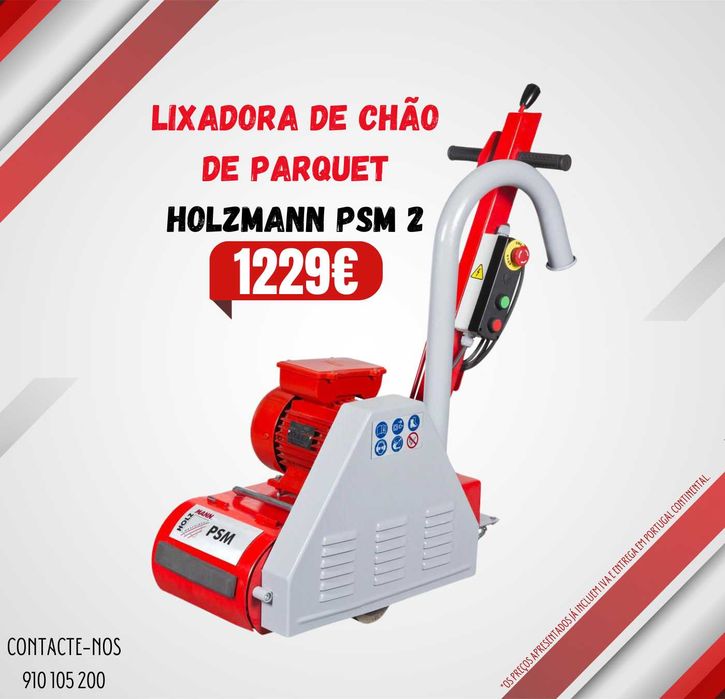Máquina de lixar / Lixadora eléctrica Parquet HOLZMANN 230V 1500W JL20
