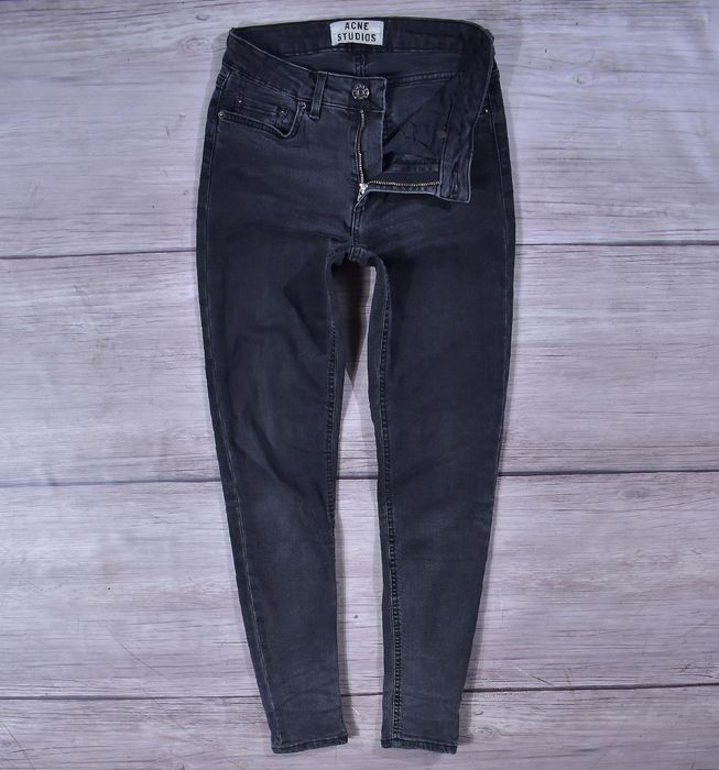 Acne Studios Skin 5 Used Black Jeansy Wmn 24 / 32
