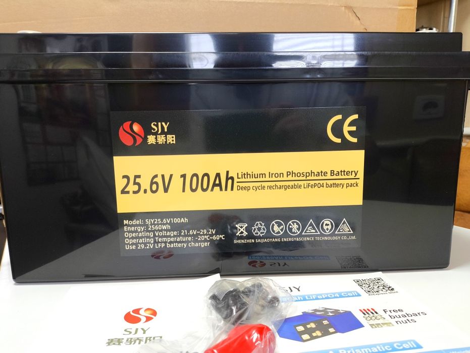 Акумулятор  SJY  LifePO4 24v 100 ah