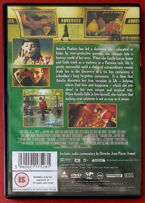DVD - Amélie - Audrey Tautou