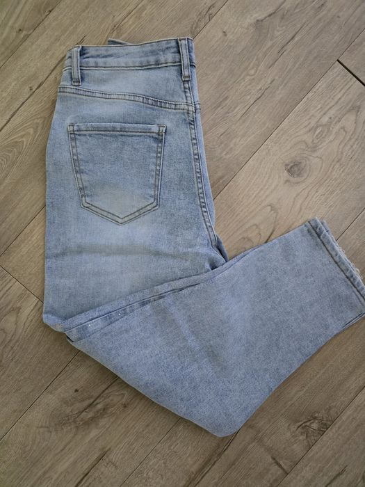 Spodnie M'sara mom fit Stokrotki