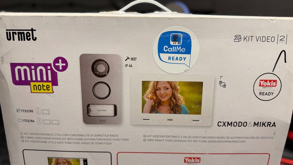 URMET- NOWY zestaw jednorodzinny mini notę+ z videom monitorem