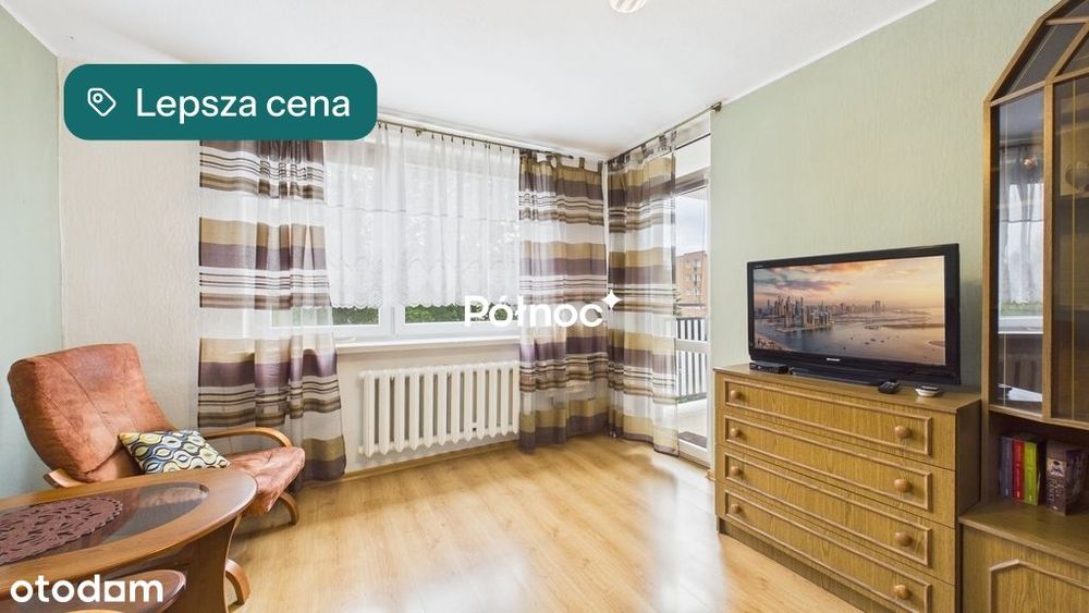 Mieszkanie 3-pokojowe,  I piętro, 47,9 m²  Orzysz